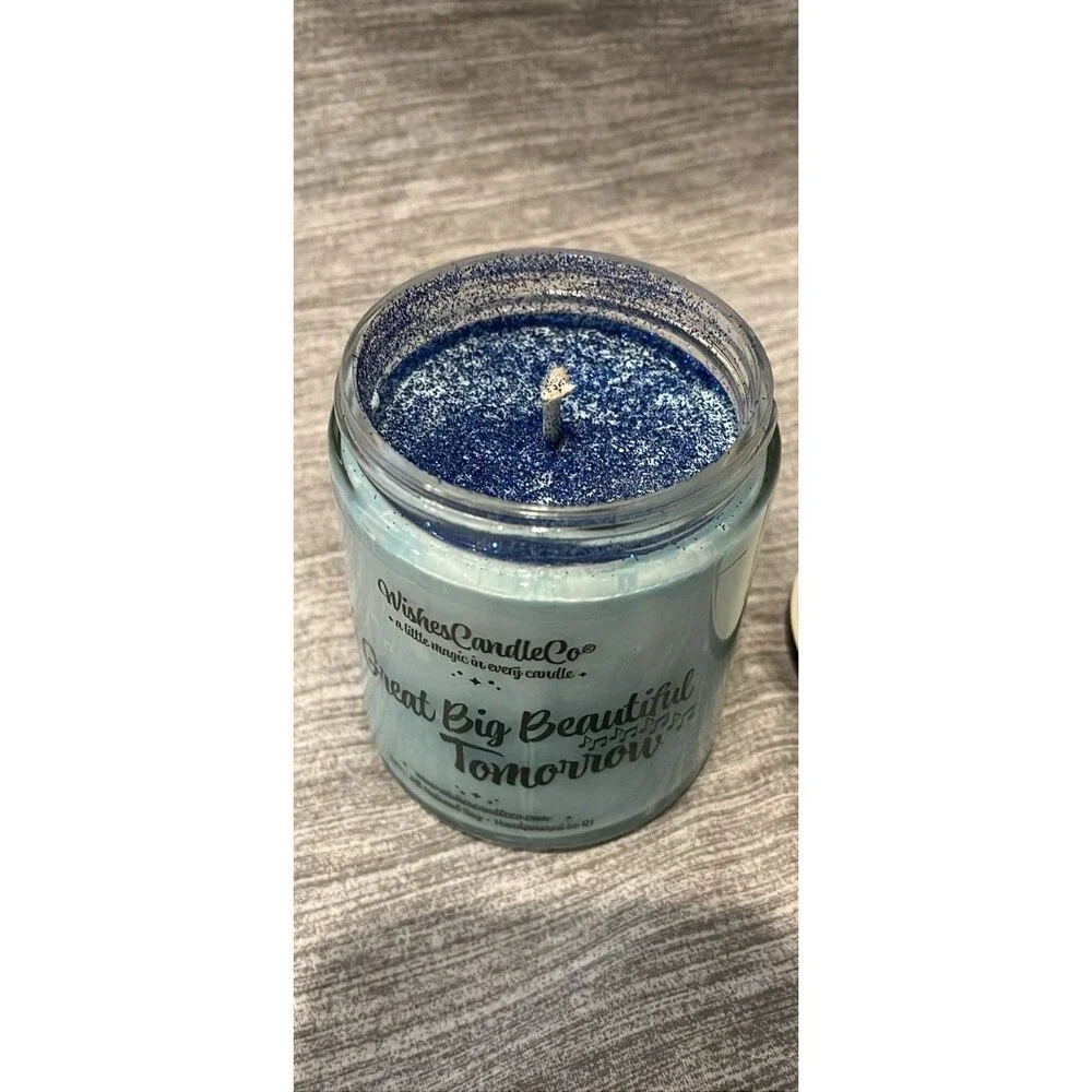 Wishes Candle Co GREAT BIG BEAUTIFUL TOMORROW 8 oz CANDLE new